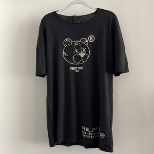 Philipp Plein limited edition studded bear t shirt